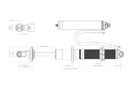 AMORTIGUADOR HELICOIDAL UNIVERSAL DE 2,6" AJUSTABLE EN 3 VÍAS DOBINSONS DE 10" - MRA92-A2510
DOBINSOSNS 