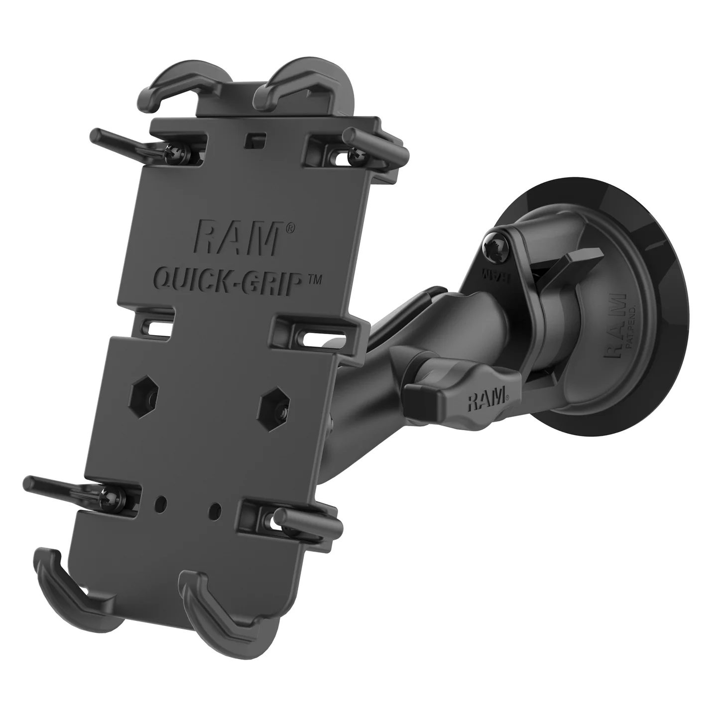 [RAM-B-166-PD4U] Soporte para teléfono XL con bloqueo giratorio Ventosa - Media                                                                Ram Mounts 
