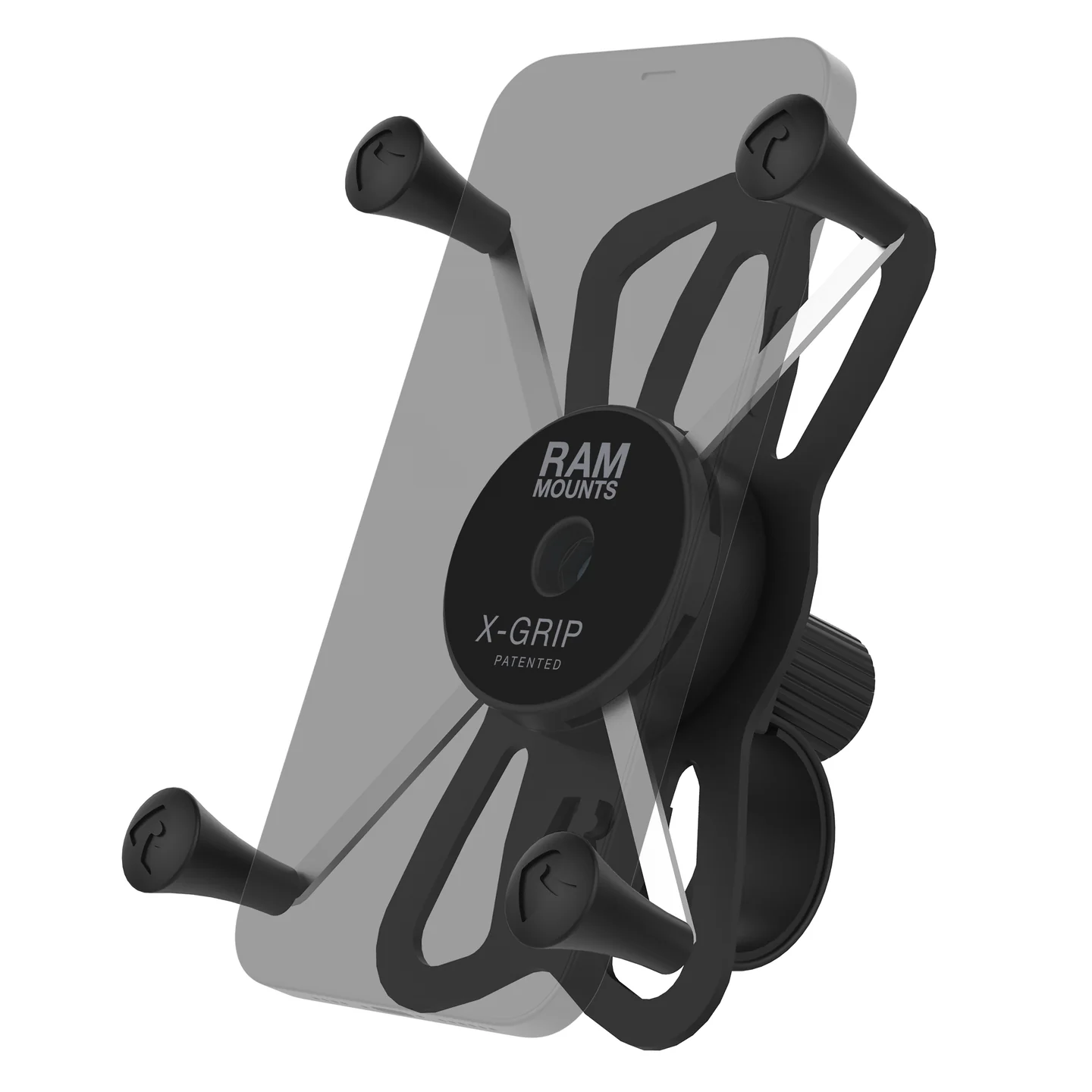 [RAP-460-UN10U] Soporte para teléfono grande X-Grip con correa resistente de Base del manillar                                                                                               Ram Mounts
                    